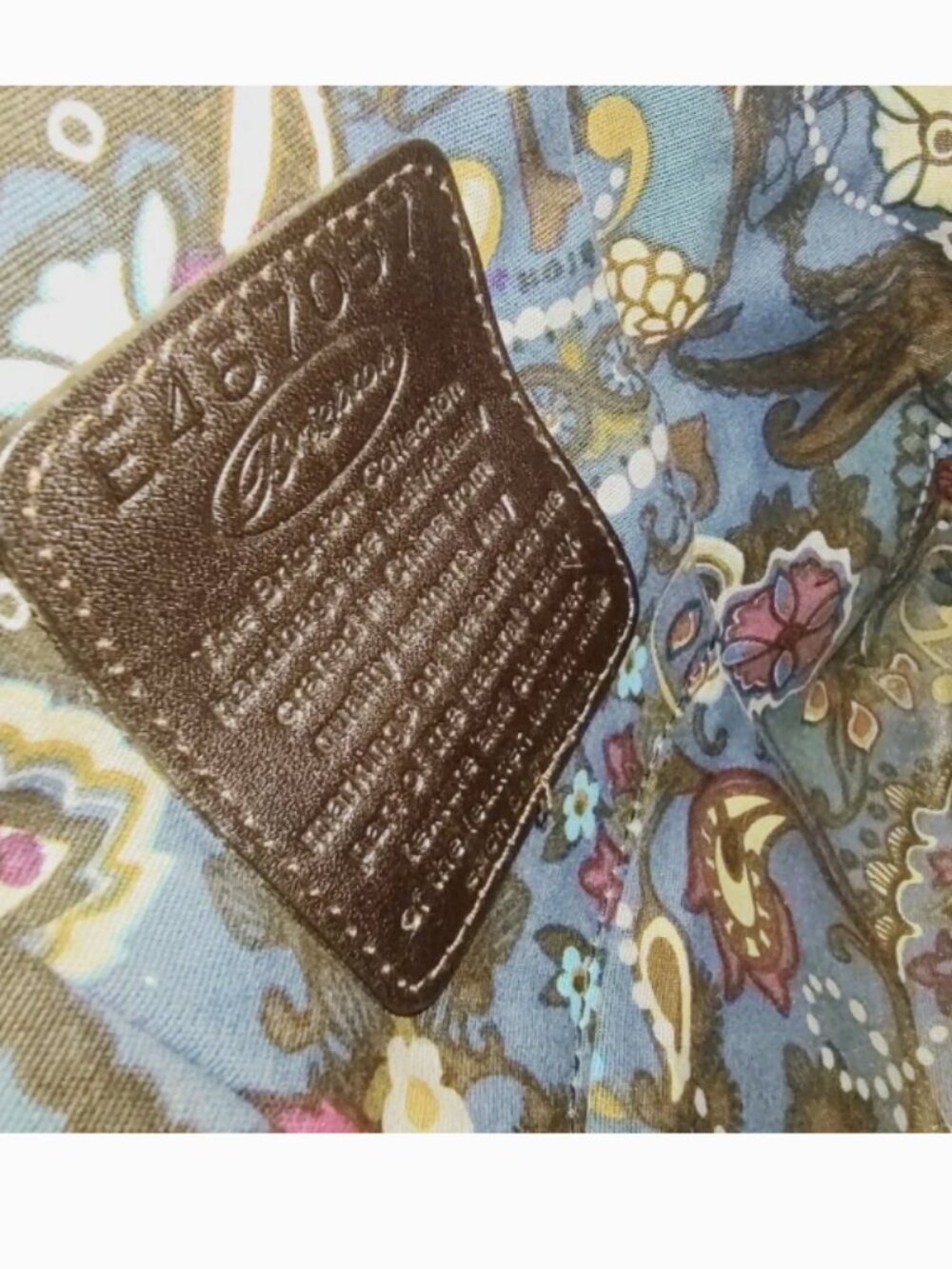 Brighton croc embossed shoulder bag EUC - Picture 5 of 7